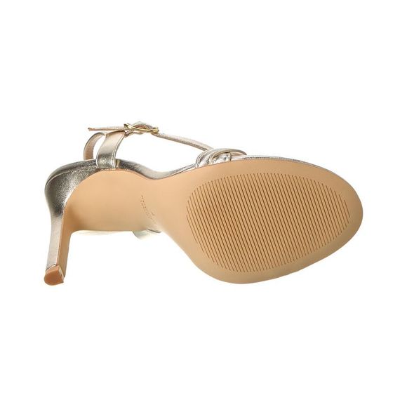 Stuart Weitzman Dancer Twistie 100 Leather Sandal - Picture 4 of 5